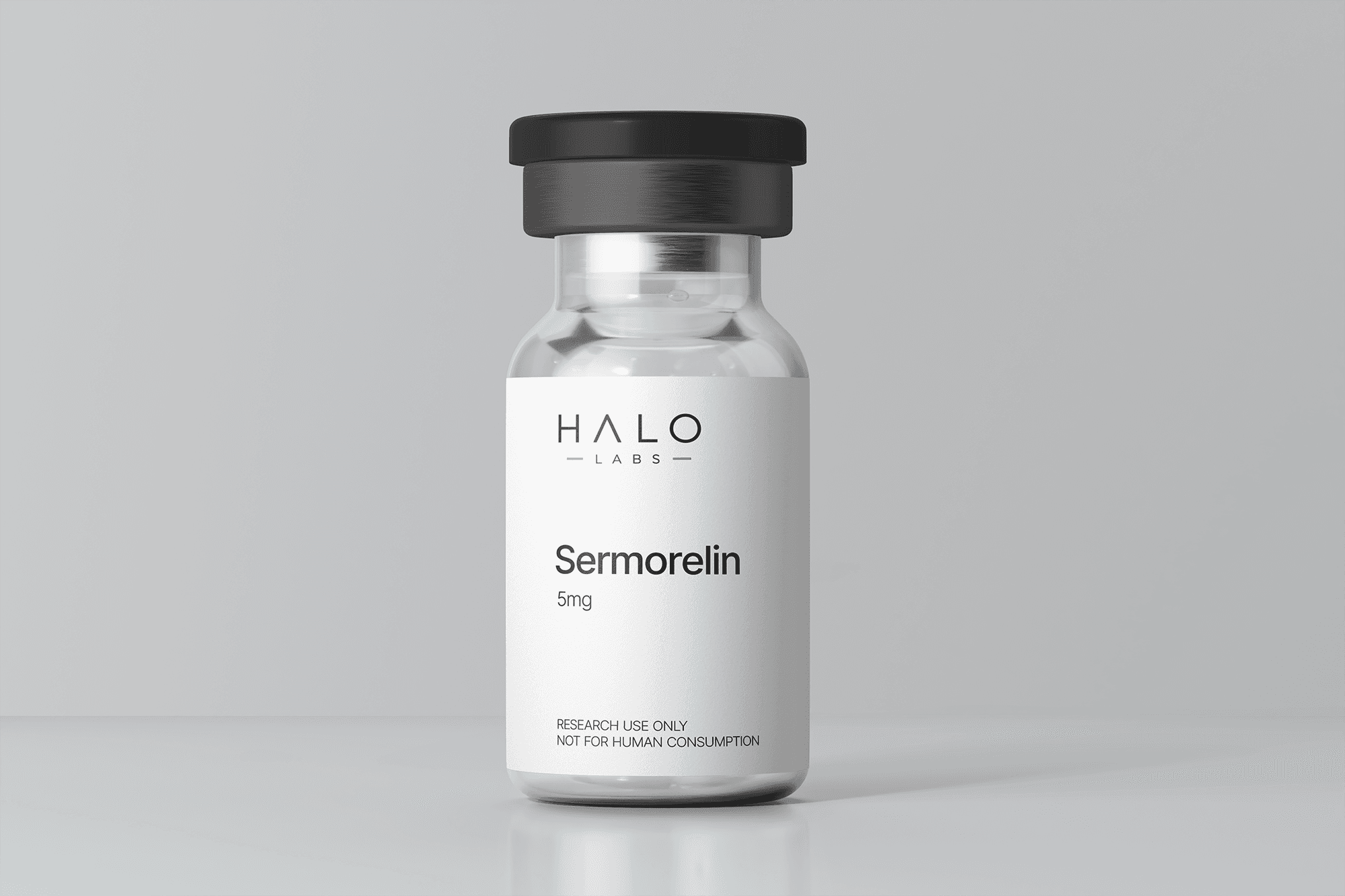 Sermorelin vial and packaging
